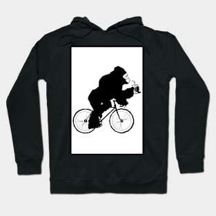 Silverback Gorilla on a Bike Hoodie